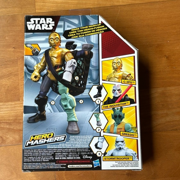 Star Wars C-3PO Figurine Disney Hero Mashers Collection - Picture 3 of 8